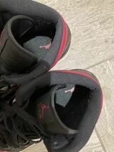 NIKE AIR JORDAN 1 MID Black Noble Red White US10.5_画像5