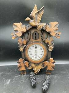 CITIZEN　シチズン　ハト時計　鳩時計 日本製 掛け時計 木製 昭和レトロ ジャンク品