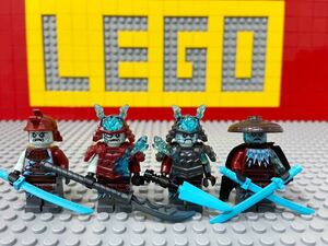 * Ninja go-* Lego Mini figveks. армия Blizzard Samurai кукла samurai . армия B100201