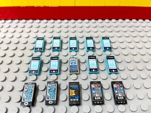 ☆スマホ☆ レゴ　ミニフィグ用小物　大量10個　携帯電話　スマートフォン　シティ フレンズ ミニフィギュアシリーズ　B101010