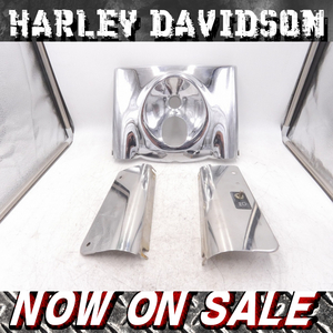 *NO,3095[ warehouse adjustment large sale! original Harley Davidson chrome head light na cell cover TC88 FLST series FLSTN] cheap price!