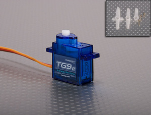 Turnigy TG9e 10g / 1.5kg / 0.10sec マイクロサーボ 2個セット　