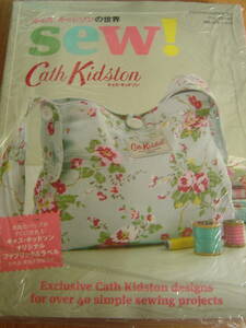 未使用◆Cath Kidston　キャスキッドソンの世界sew!　バッグ手作りキット　裁縫★手芸本 型紙　作り方　布◆キャス・キッドソン