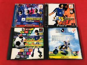 ワールドサッカー 実況ウイニングイレブン3 ワールドカップフランス98 ウイニングイレブン 4 コンビネーション サッカー 4本 セット 帯 付