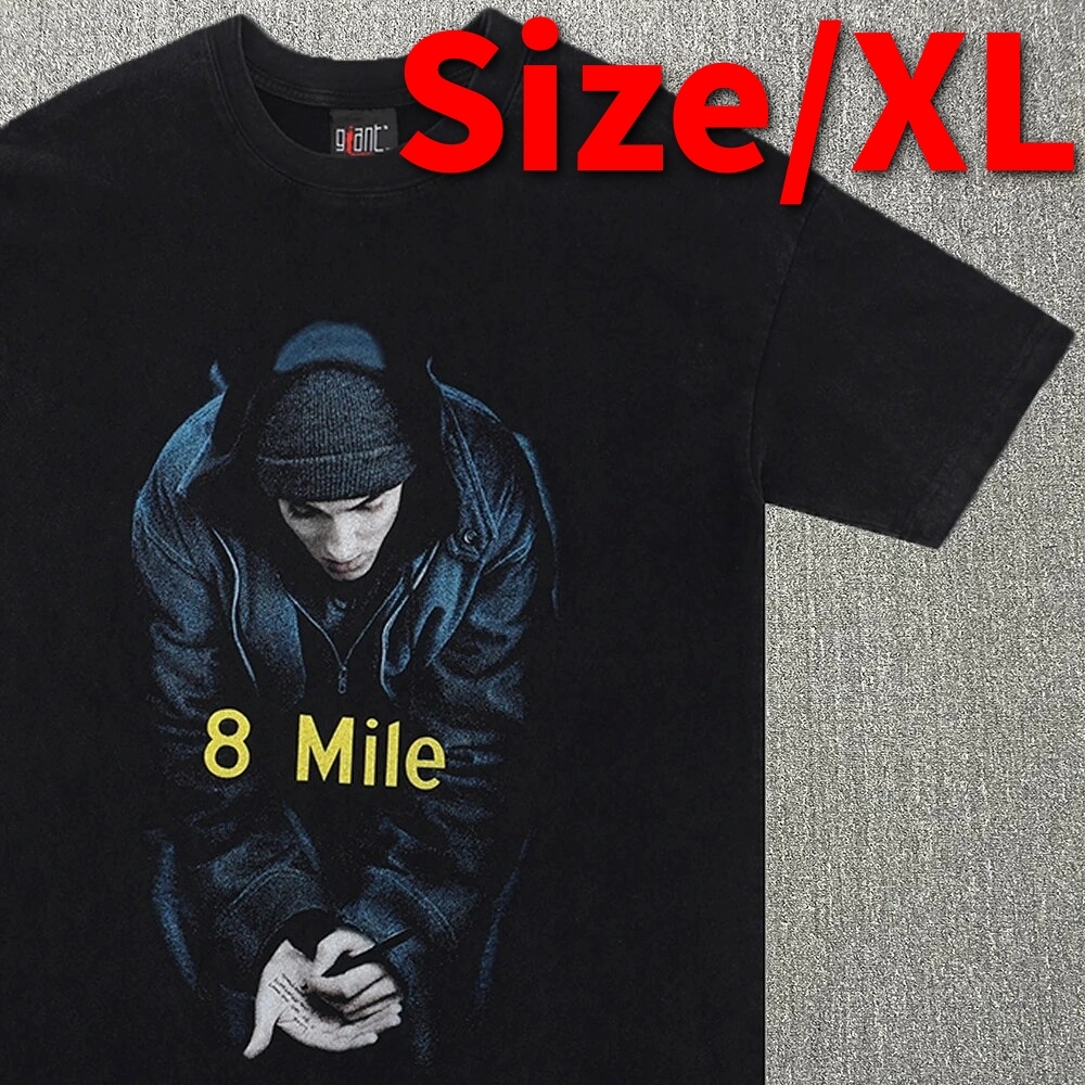 Eminem 8 Mile ヴィンテージ加工Tシャツ エミネム Mサイズ ダメージ