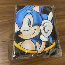 ゲームTシャツ　ソニックザヘッジホッグプリントTシャツ　SONIC 92年？詳細不明　SEGA_画像1