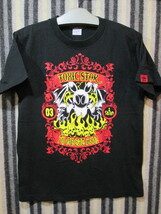 古着、タクシックスター　TOXIC STAR（Mサイズ）黒色　パンク 　ロック ストリート　プリントTシャツ　4_画像1