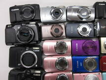(3879U)ジャンク Canon PowerShotS90 -SX120IS IXY600F IXYDIGITAL510IS 等 キヤノン まとめてセット 48台 動作未確認 同梱不可_画像2