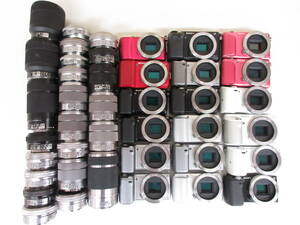 (3913N)ジャンクSONY SEL 16F28 SEL55210 NEX-C3 NEX-3N NEX-5N NEX-5R 等ソニー NEX-6まとめて 大量セット 41点 動作未確認 同梱不可