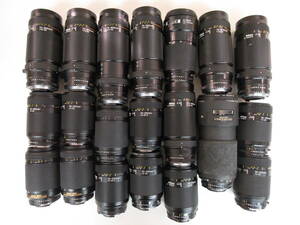 (3947N)ジャンク Nikon AF 70-210mm 4 70-300mm 4-5.6D 75-300mm 4.5-5.6 等ニコン まとめて 20本セット 動作未確認 同梱不可