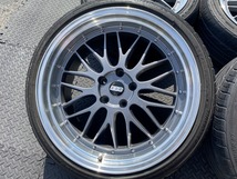 人気深リム段リム BBS LM タイプ PCD120 8.5J10J ツライチ レクサス LS460 LS500 LS600 アルファード 40系 スープラ BMW ジスタンス VS-XX _画像7