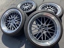 人気深リム段リム BBS LM タイプ PCD120 8.5J10J ツライチ レクサス LS460 LS500 LS600 アルファード 40系 スープラ BMW ジスタンス VS-XX _画像9