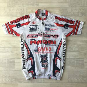 TEAM MAGGIE PINARELLO 正規品 Size:M 半袖 Made in Italy /PISTORIA社製♪