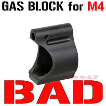 ★送料無料★ M4用 BAD タイプ アルミ ガスブロック BLACK ( Battle Arms Development GAS BLOCK_画像1