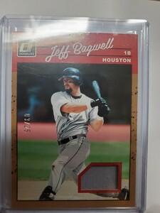 Jeff Bagwell relic panini donruss baseball 2023 /25 jersey card ジェフ・バグウェル 25枚限定　レリックカード　アストロズ