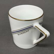 051003 245267 GIVENCHY ジバンシー カップ コーヒーカップ 食器 洋食器 Bone China yamaka 山加 金彩 ホワイト系カラー 4点 まとめ_画像7