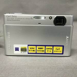 051020 246467 SONY ソニー Cyber-Shot DSC-T77 デジタルカメラ 光学4倍ズーム シルバーカラー ジャンク品