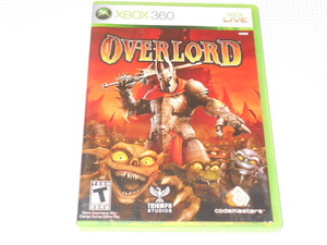 xbox360★OVERLORD 海外版 北米版 マップ付★箱付・説明書付・ソフト付