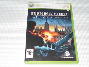 xbox360★TURNING POINT FALL OF LIBERTY 海外版 EU版 PAL★箱付・説明書付・ソフト付