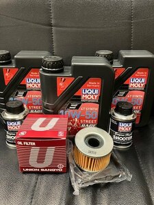 ★送料無料★リキモリ LIQUIMOLY オイル ストリートレース 10W-50 1L×3本 オイルフィルター＆フラッシング剤付 CBX400F/CBX550F/CBR400F