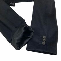 美品 GIORGIO ARMANI CLASSICO ピュアカシミヤ100% テーラードジャケット size40 シルク100 ブラック 黒 CASHMERE ジョルジオアルマーニ_画像4