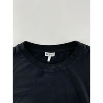 LOEWE ロエベ 21SS S359333XCB ジュエルプリント バックロゴ Tシャツ ブラック XS トップス コットン レディース 中古_画像7