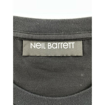Neil Barrett ニールバレット PBJT896S ブラック ロゴ Tシャツ ブラック S トップス コットン メンズ 中古_画像4