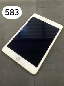 ジャンク扱い★SIMフリー Apple iPad mini 4 Wi-Fi＋Cellular ゴールド 32GB A1550★No583