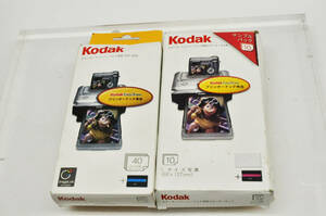 * R40929 unused Kodakko Duck printer dok exclusive use color cartridge photo paper PH-40L + photo paper starter kit *