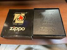 ７５周年 zippo ジッポ 2007年 未使用_画像2