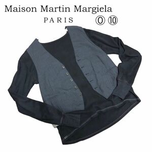 Maison Martin Margiela マルタン マルジェラ ⑩ 2001SSドッキングロングTシャツ アーティザナル