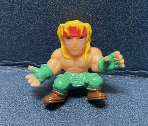  Street Fighter 3 Full color collection Allex figure eraser CAPCOM Capcom mini figure . person .