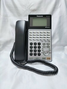 Panasonic パナソニック 24ボタン漢字表示電話機 VB-F611KB-K No.690