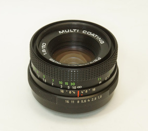 ドイツ製 PENTACON auto 1.8/50 MULTI COATING M42 256NA-122 ブラック 後期型 A/M切替レバー