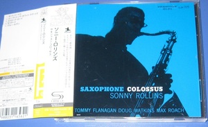 ♪♪ 高音質 SHM-CD ！！ ソニー・ロリンズ 名盤「SAXOPHONE COLOSSUS」 帯付 2016盤 Sonny Rollins PRESTIGE ♪♪