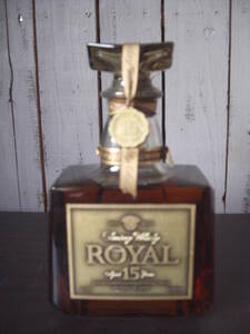 k14【古酒】未開栓 サントリー ローヤル 15年 ゴールドラベル 43度 750ml Vintage japanese Whisky Suntory ROYAL 15years 1990s 60サイズ