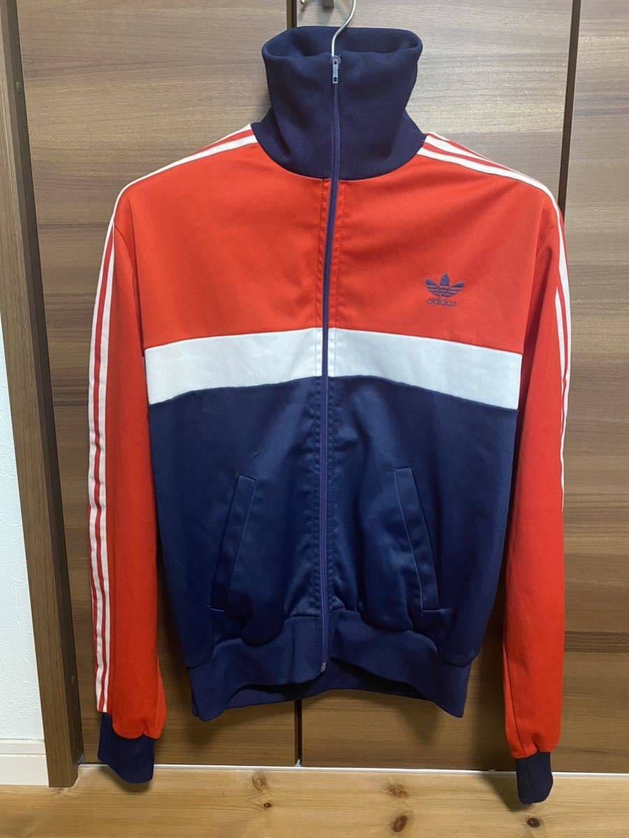 ☆adidas☆アディダス☆70s☆80s☆フランス製☆LAMPOジッパー☆-