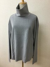 ザラ グレーのハイネックセーター シンプル ゆったりシルエット サイズUSA L_画像1