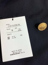マカフィー タグ付き未使用 黒ウールジャケット サイズ36_画像5