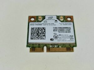 【動作確認済み】Intel Dual Band Wireless-AC 3160 433Mbps 802.11ac + Bluetooth 4.0 無線LANカード 3160HMW【A1-07】