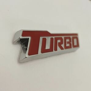 エンブレム 【TURBO】ターボ レッドの画像2