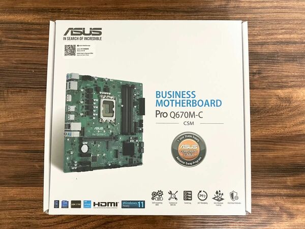 ASUS Q670M-C intel AMT マザーボード フルリモート 輸入品