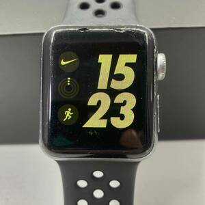 K0292U★Apple Watch series 3 アップルウォッチ シリーズ3 NIKE＋ 38MM/スマートウォッチ/通電確認済み。※傷・汚れ有