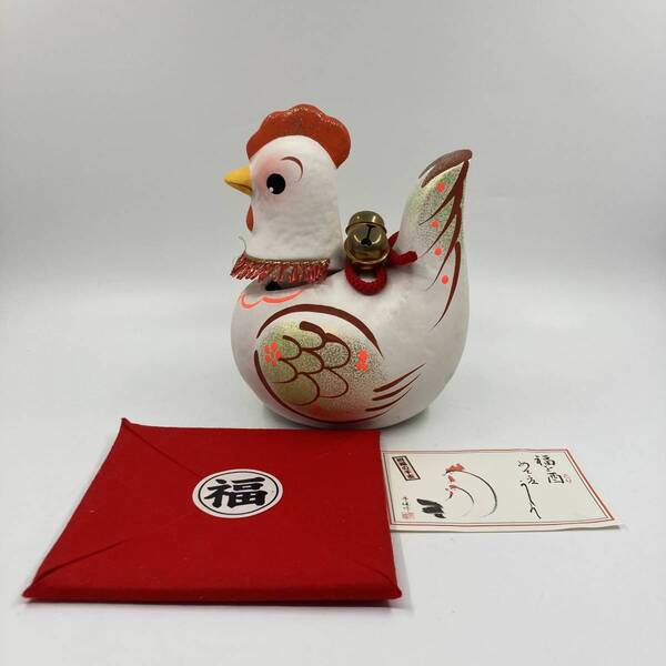 K0490M★縁起物 招福干支 酉・鳥 首振り 招福華酉
