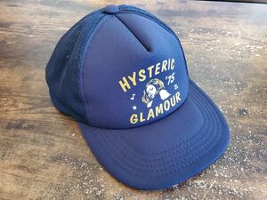 ☆大人気☆ヒステリックグラマー メッシュキャップ ヒスガール ネイビー HYSTERIC GLAMOUR