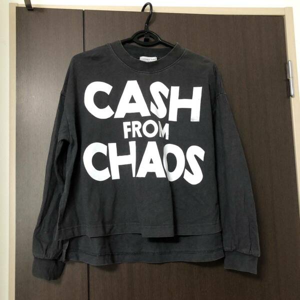 CASH FROM CHAOS長袖カットソーMロンT 長袖Tシャツ