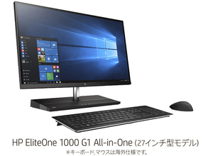 ☆AH7☆ 4K液晶 27型 一体型パソコン HP EliteOne 1000 G1 AiO 第7世代 Core i7-7700 16GB 無線 Windows11 WPS Office法人向けPC