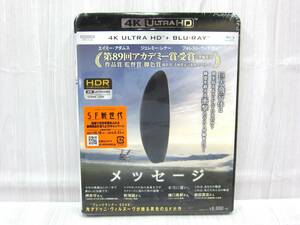 10E769◎Blu-ray　メッセージ　4K ULTRA HD　ブルーレイ　SF　アカデミー賞◎未開封品【送料無料】