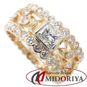  diamond ring ring diamond 1.194ct 10.5 number combination color K18YG yellow gold × K18WG white gold / 64377[ used ]