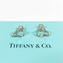 【ティファニー】基準内 TIFFANY&Co. イヤリング オープンハート スターリングシルバー 幅1cm ピアス 女性用 レディース 送料370円_画像1